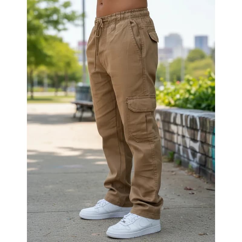 Calça Cargo Feminina Moda Feminino Bolso Lateral Sk8