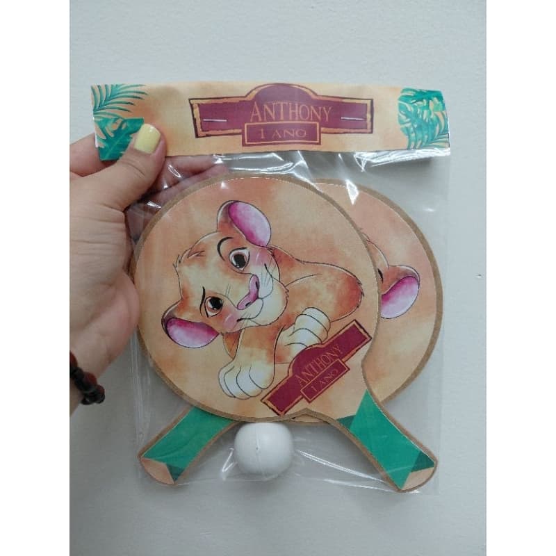 KIT 50 Pares Raquete Ping Pong personalizada Lembrancinha