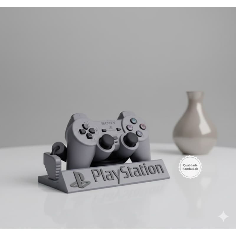 Suporte 3D Controle Dual Shock Playstation 1 I Entrega imediata (Premium)