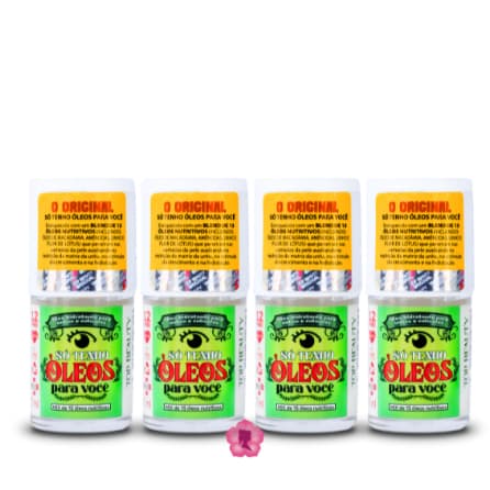 Kit Com 4 Oleos Hidratante Para Unhas e Cutículas 12 Free Sos Unhas Top Beauty Só Tenho Olhos Para Você