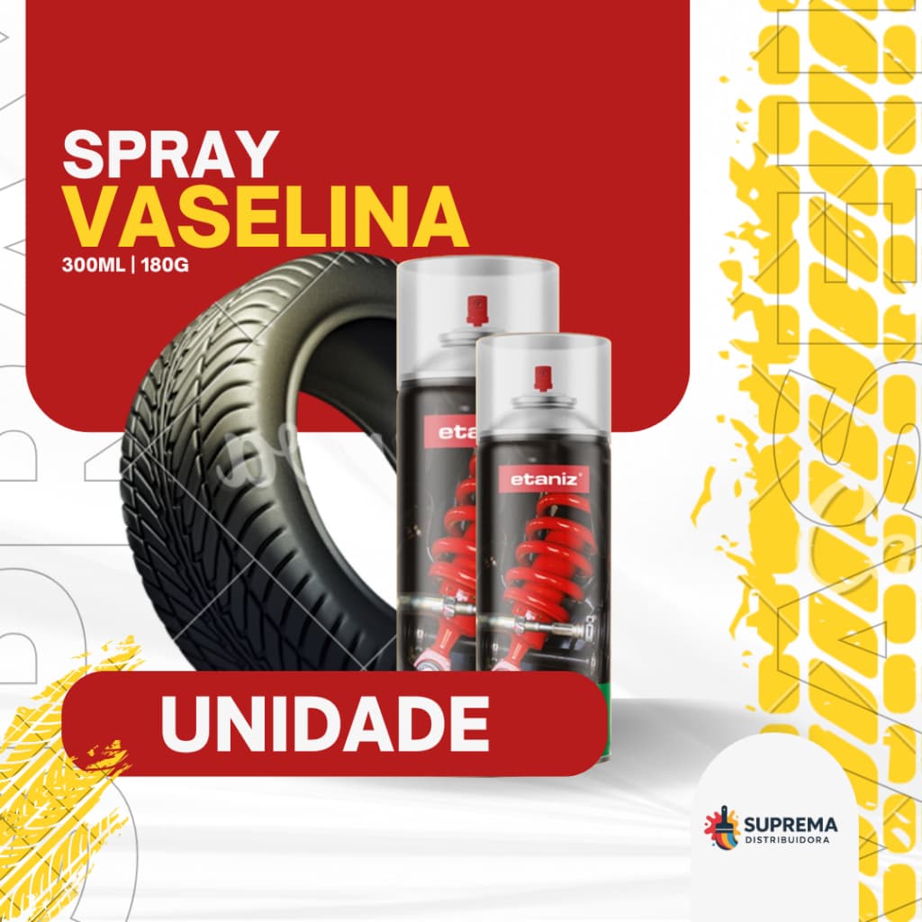 Vaselina Spray Automotiva Etaniz – Uso Geral, Proteção e Lubrificação