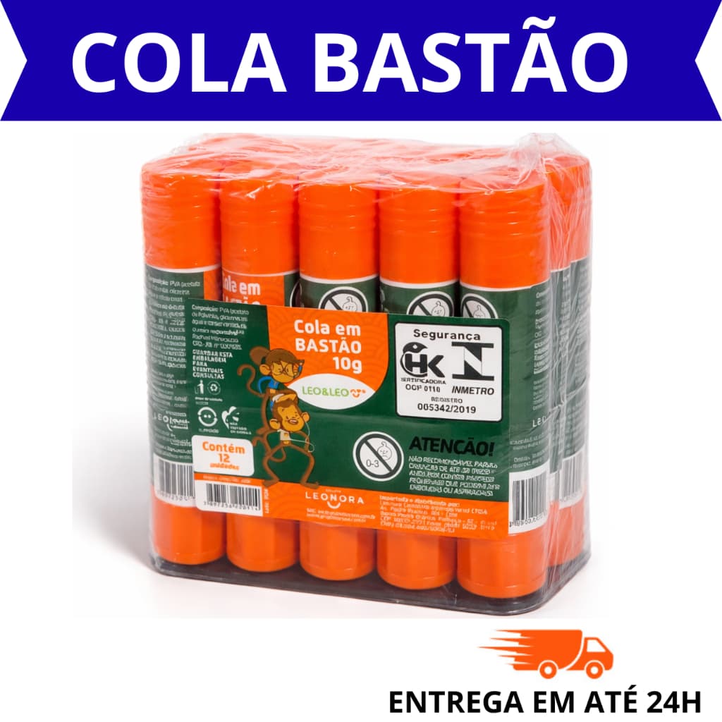 COLA BASTÃO ESCOLAR LEO&LEO 10g