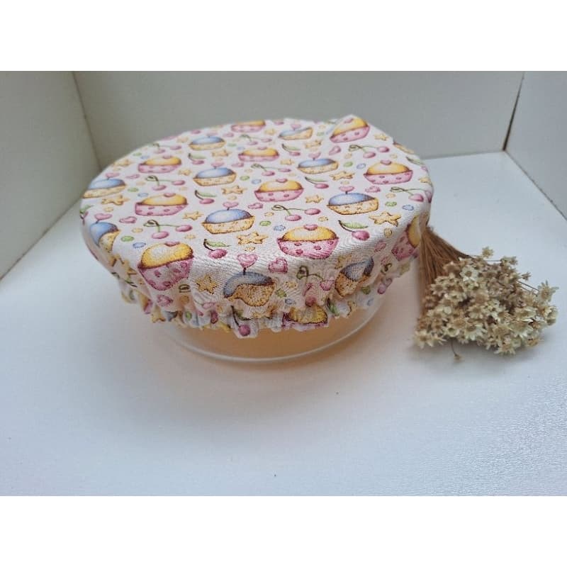 Tampa  de Tigela ou Tampa para Travessa Cobre Tigela em Tecido Tricoline envio mimo