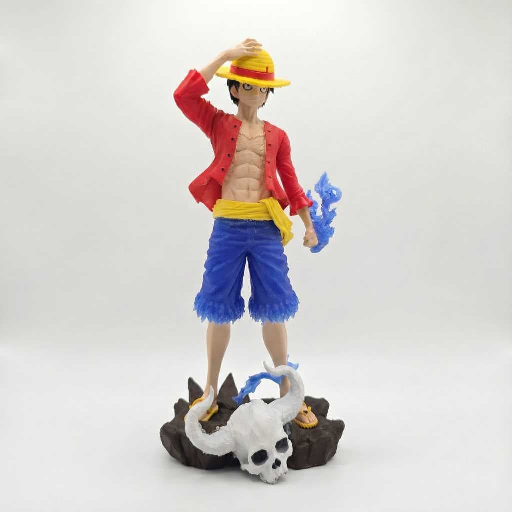 Estátua 3D - O Capitão Pirata no País dos Samurais (15,5cm) | Figura de Ação Anime