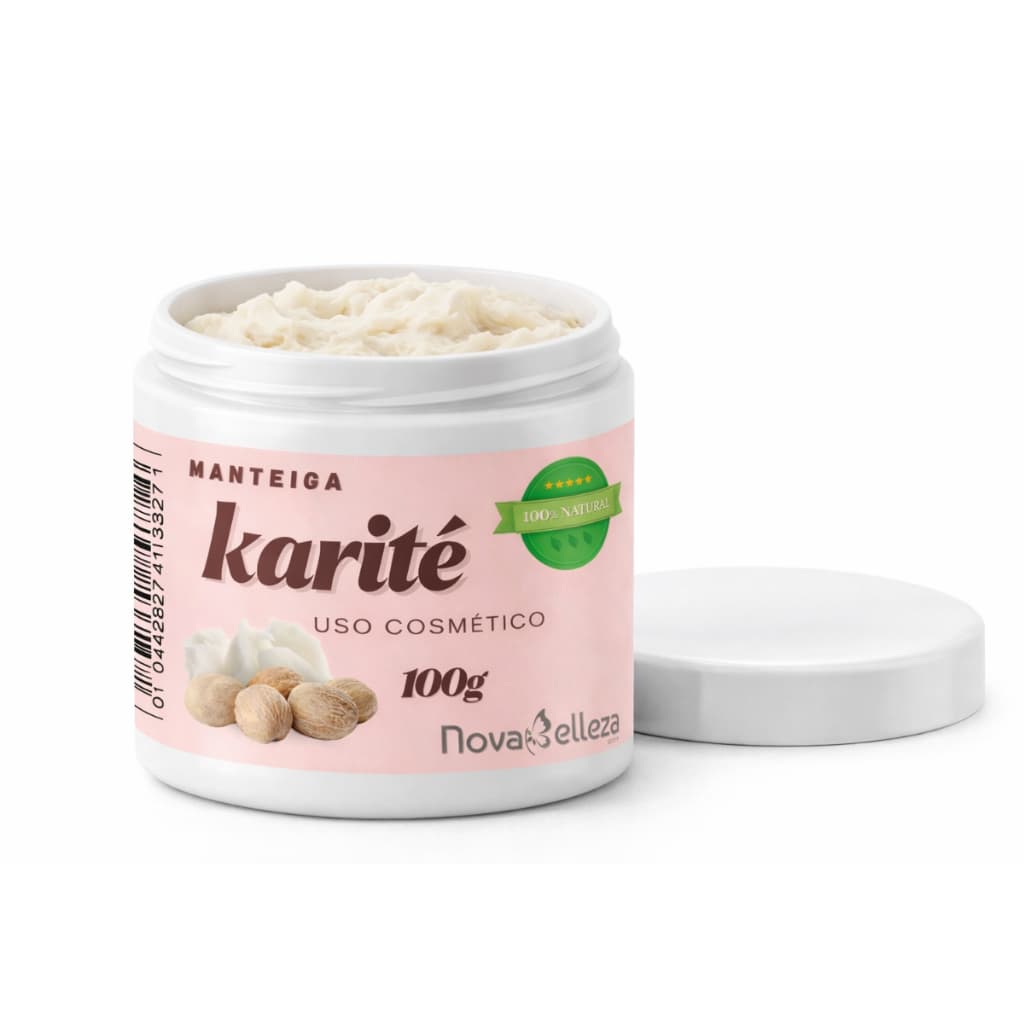 Manteiga de Karite  para Umectação do Cabelo e Hidratante  100% Pura 100ml