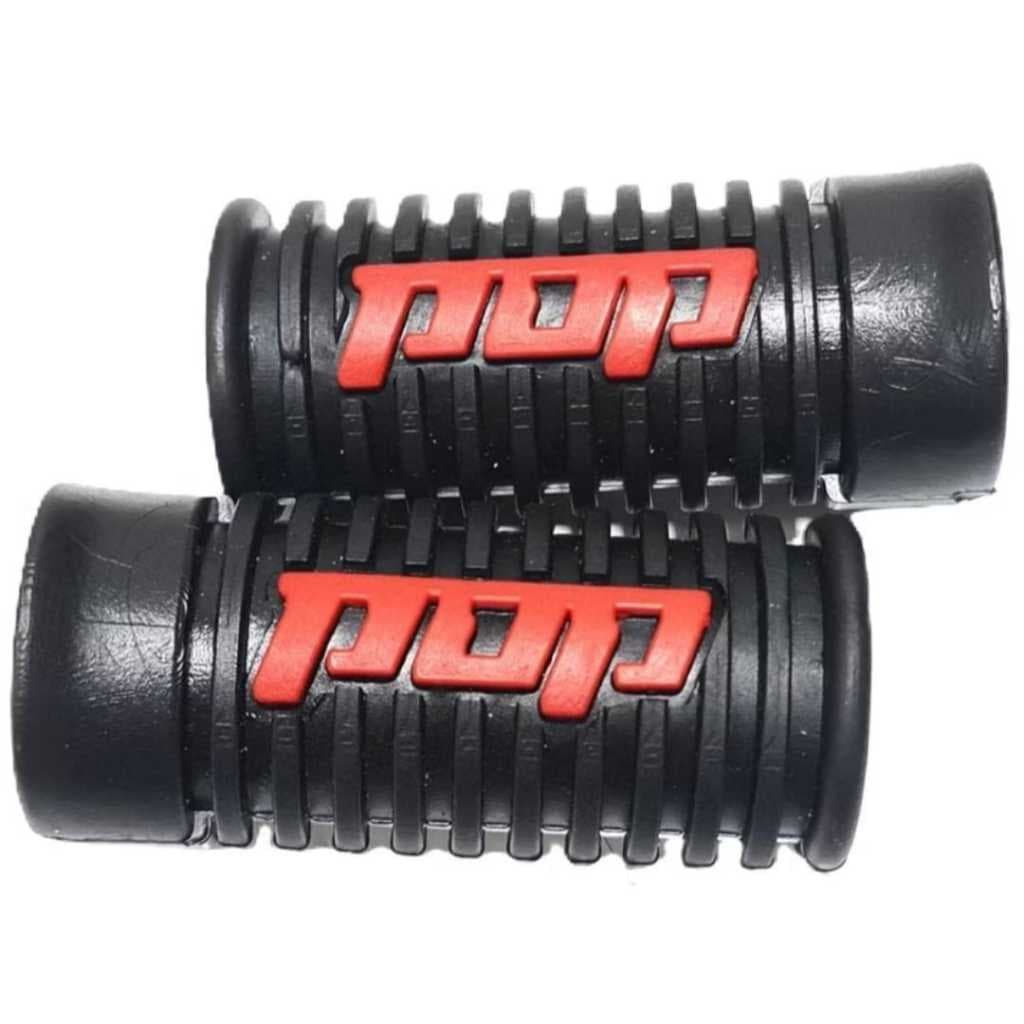 Borracha Estribo POP 100 Pedal Pedaleira Dianteiro Para Moto