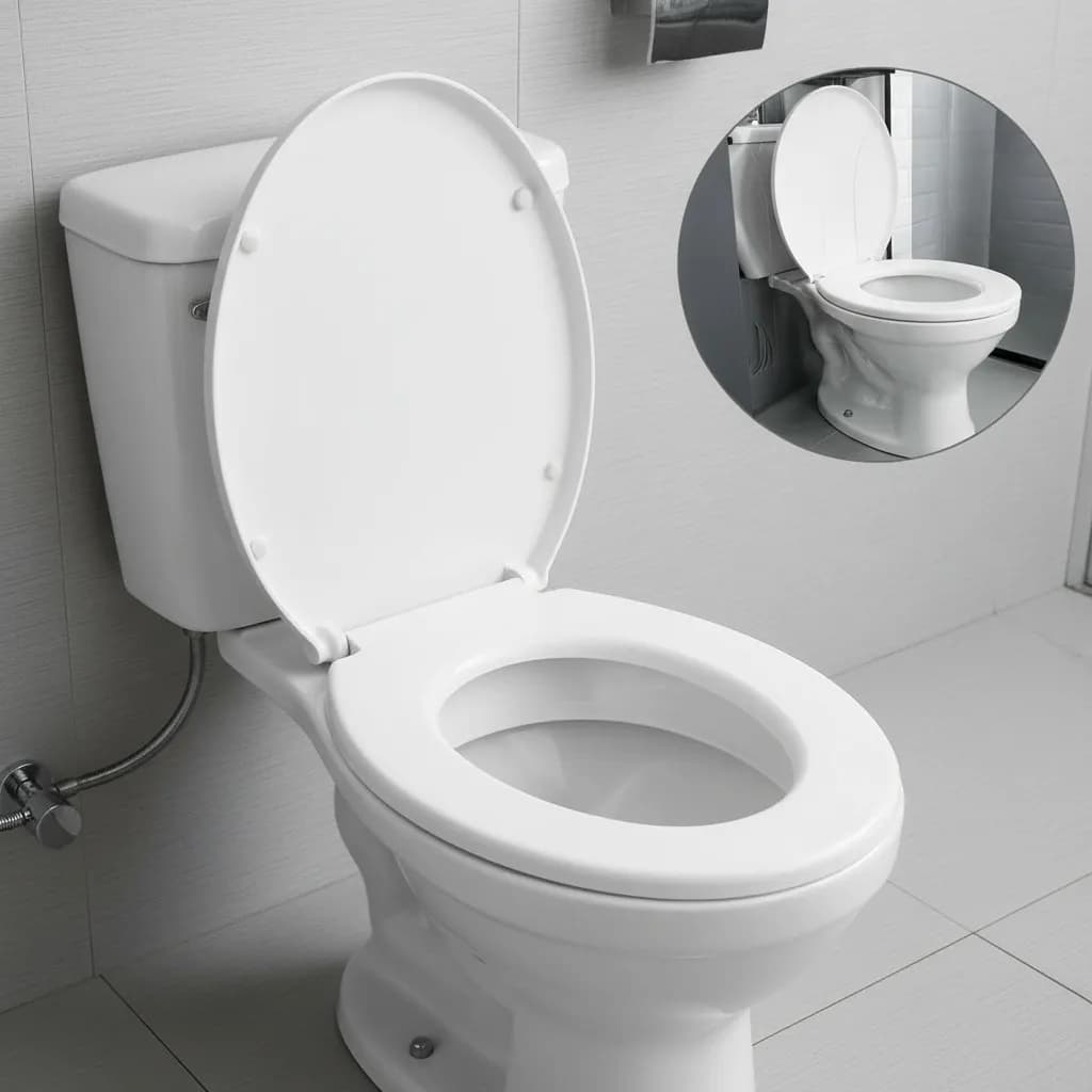 Assento sanitário tampa de privada universal para banheiro
