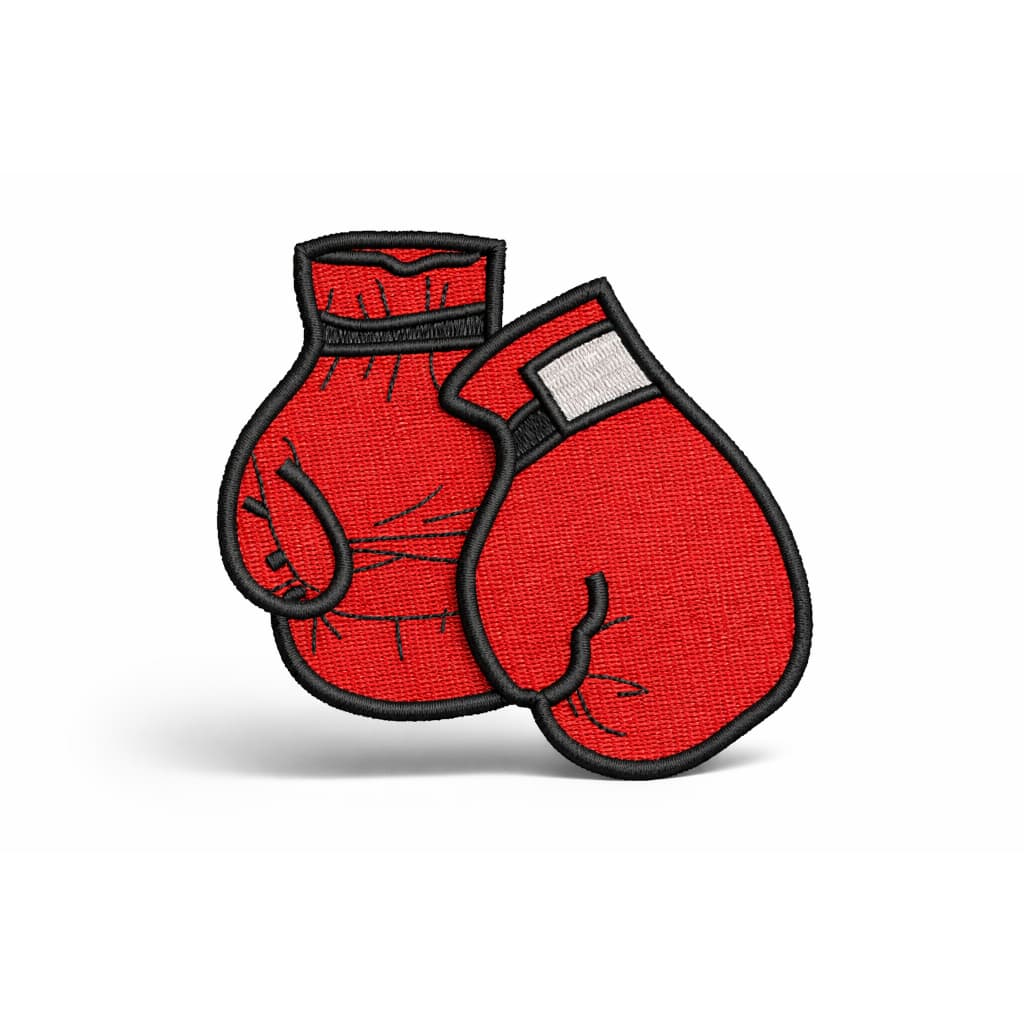 Patch Bordado Termocolante ou Fecho de Contato - Luvas de Boxe