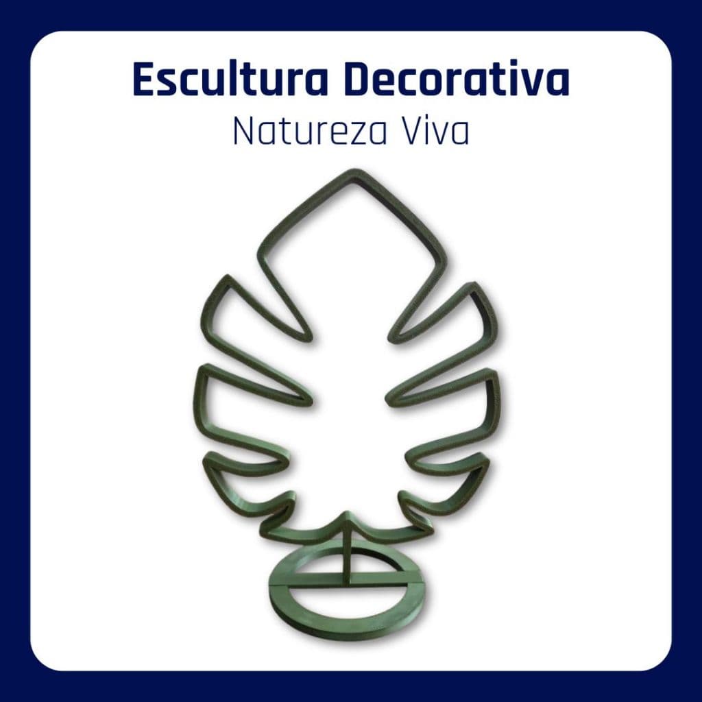 Escultura Decorativa Natureza Viva • Design Orgânico • Decoração Contemporânea