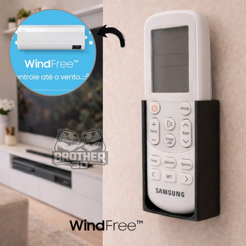 Suporte controle ar condicionado samsung windfree