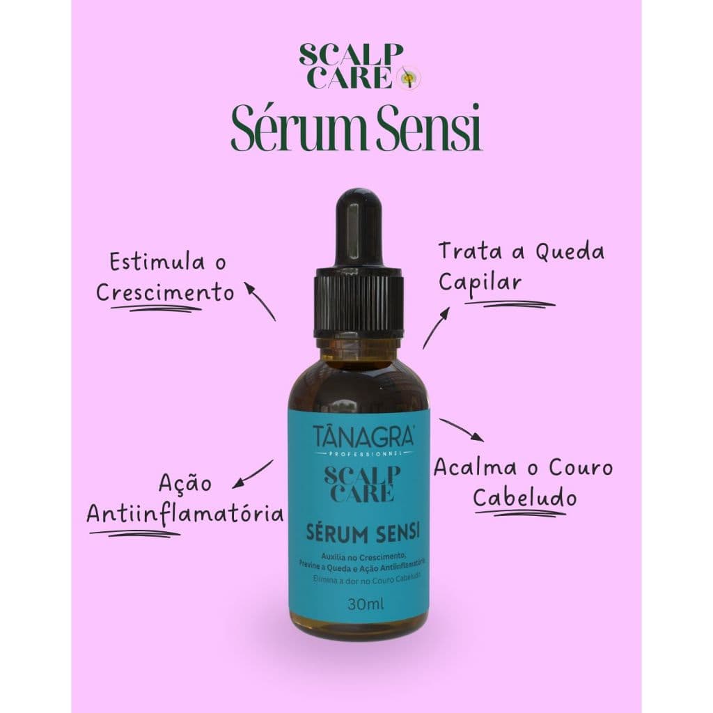 Sérum Sensi Antiqueda Scalp Care Tânagra 30ml