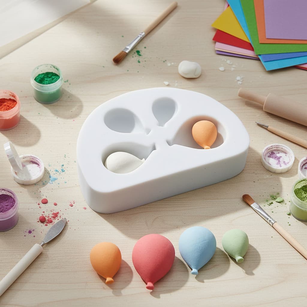 Molde Silicone Bexiga Balões Balão Moldes Para Artesanatos