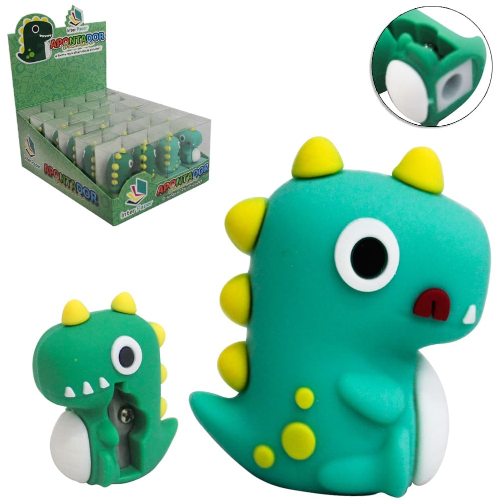 APONTADOR ESCOLAR DINOSSAURO INTER PAPER DP PLAY Código 3767908