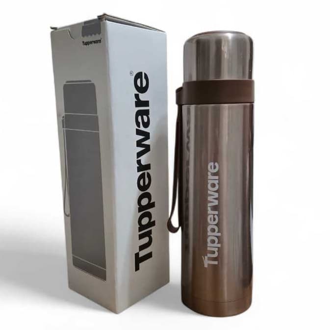 Garrafa Térmica Tupperware Duo Tup 500ml Soft Candy e Chocolate | Mantém Quente e Gelado