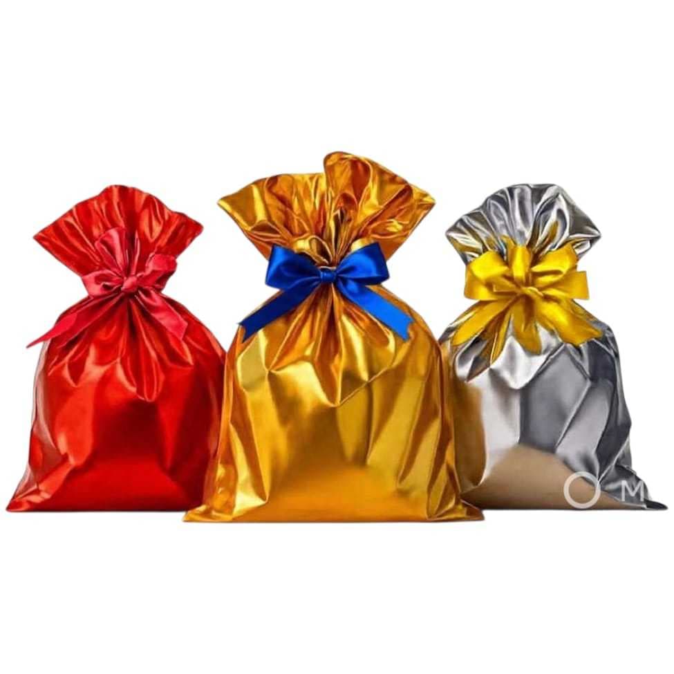 50 Sacos metalizados ideal para seus presentes,45x60, várias estampas.