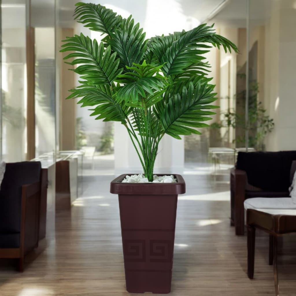 Planta Artificial Palmeira  Coqueiro Arranjo Sala Escritorio Com Vaso Decorativo