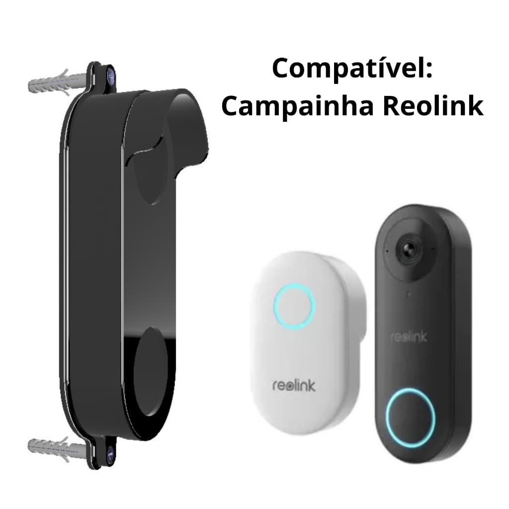 Proteção / Protetor Roubo Chuva para Vídeo Porteiro - Reolink