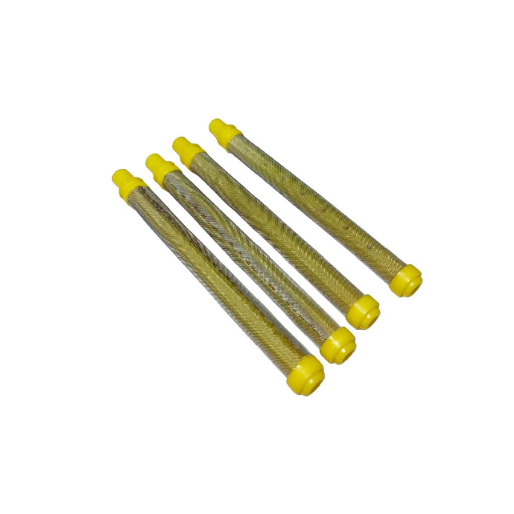 Kit com 4 Filtro Malha 100 inox Pistola de pintura Airless Chiaperini Nauber Wbr Menegotti
