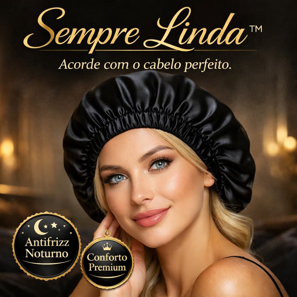 Kit 48 Touca de Cetim Antifrizz para Dormir – Confortável