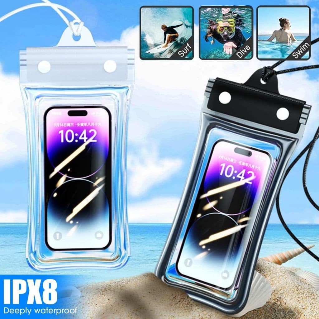 Bolsa Prova d'Água para Celular - Capa Transparente Universal Impermeável