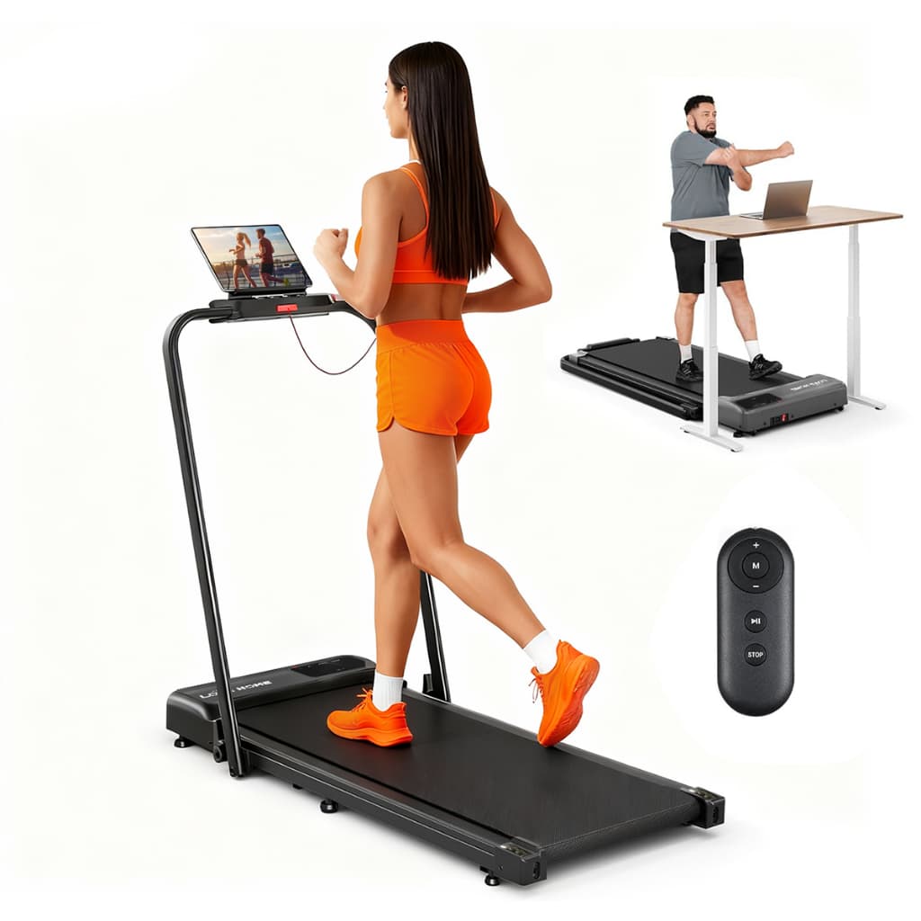 Electric Treadmill 2.5HP 1-12km/h Treadmill Foldable Incline For Ru me 5% Walking Pad Treadmill Exercise Machine