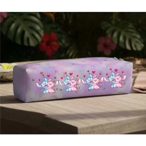 ESTOJO STITCH ESCOLAR 20X6CM STITCH LOVE