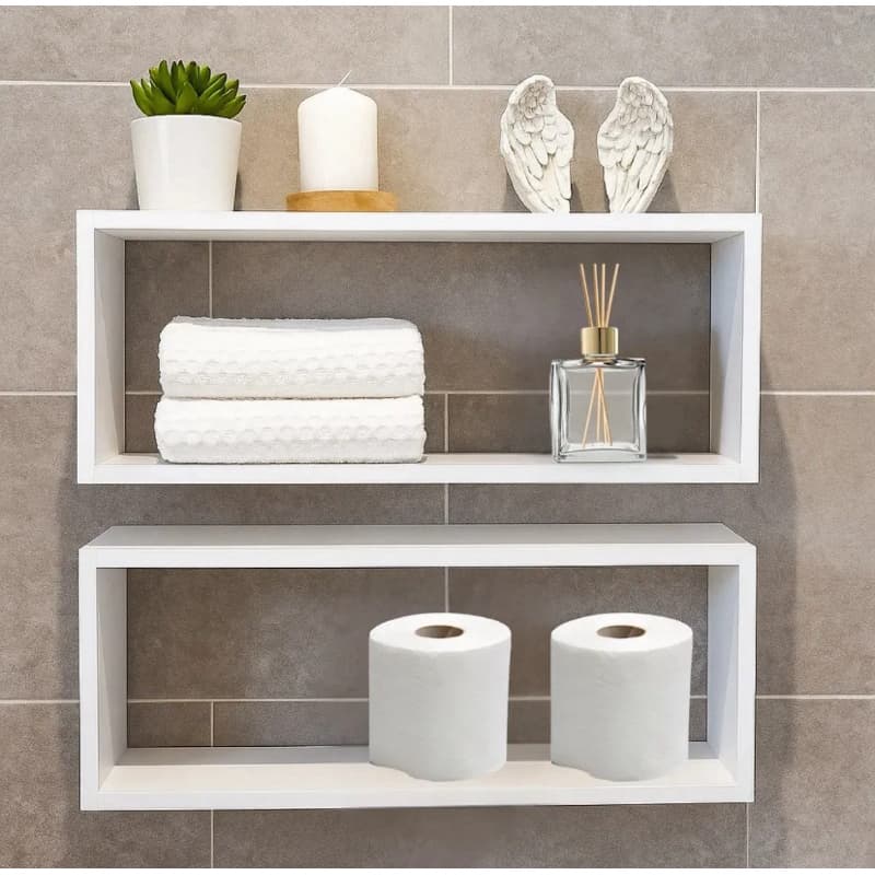 Kit 2 Nichos Organizador Prateleira de Decoração
