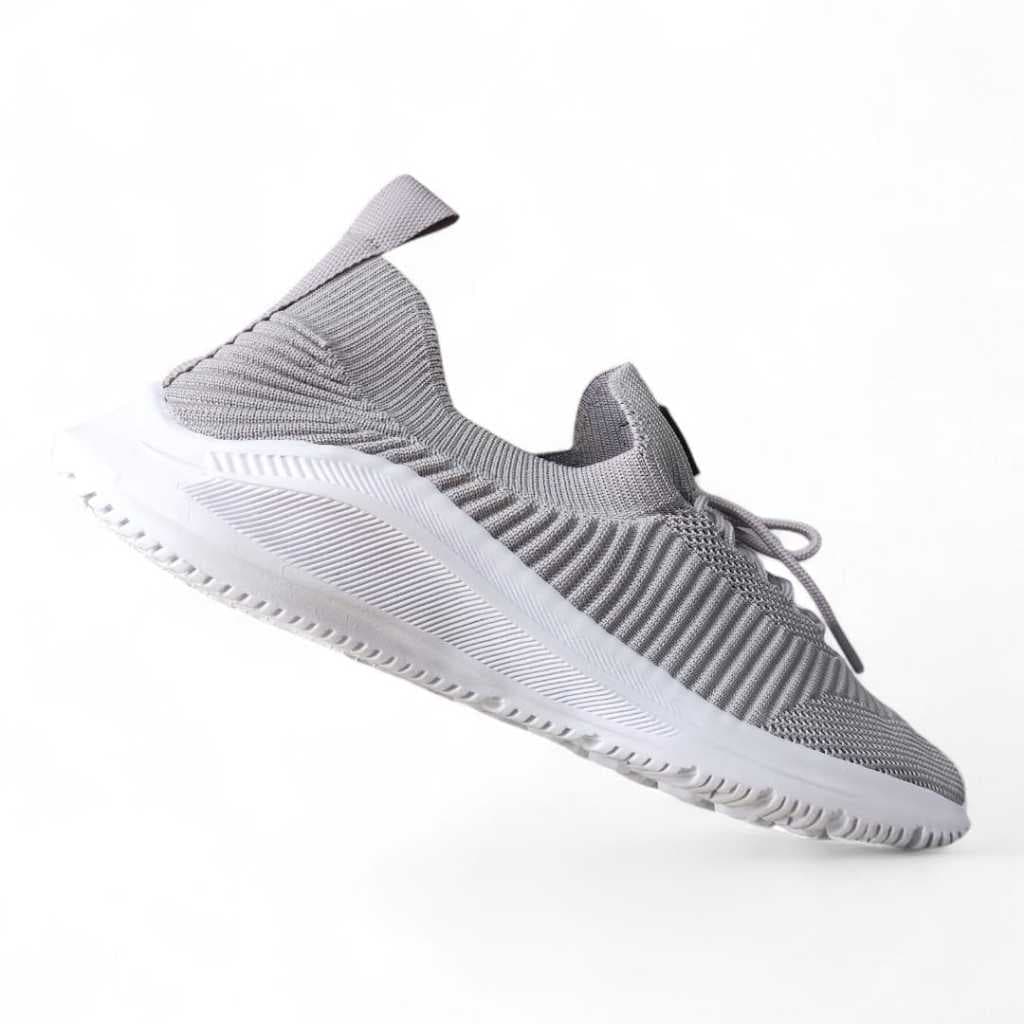 Tênis Meia Feminino Macio Leve Confortável Cadarço Elástico Knit Casual Caminhada Sola Esportiva