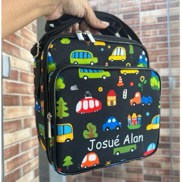 Lancheira térmica personalizada com nome, para passeio, escola, volta as aulas, dia a dia, consulta