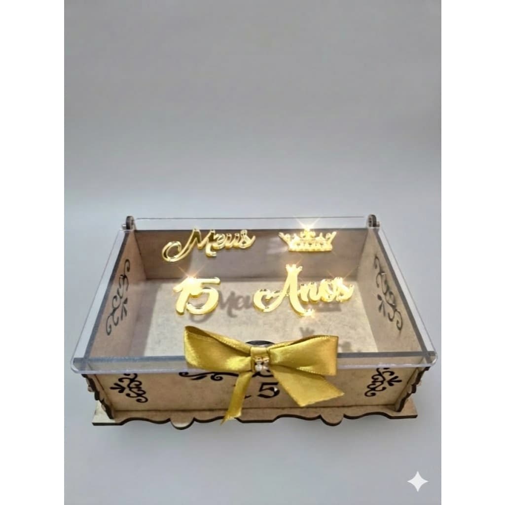 Kit de Caixas para lembranças de Aniversários de 15 anos Bodas Convite de casamento chá de bebe brindes corporativos