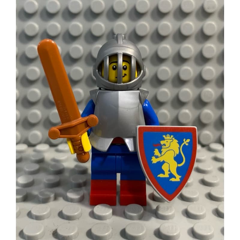Lego Castle minifigura MOC Cavaleiro Aprendiz 7 peças novas Lego original