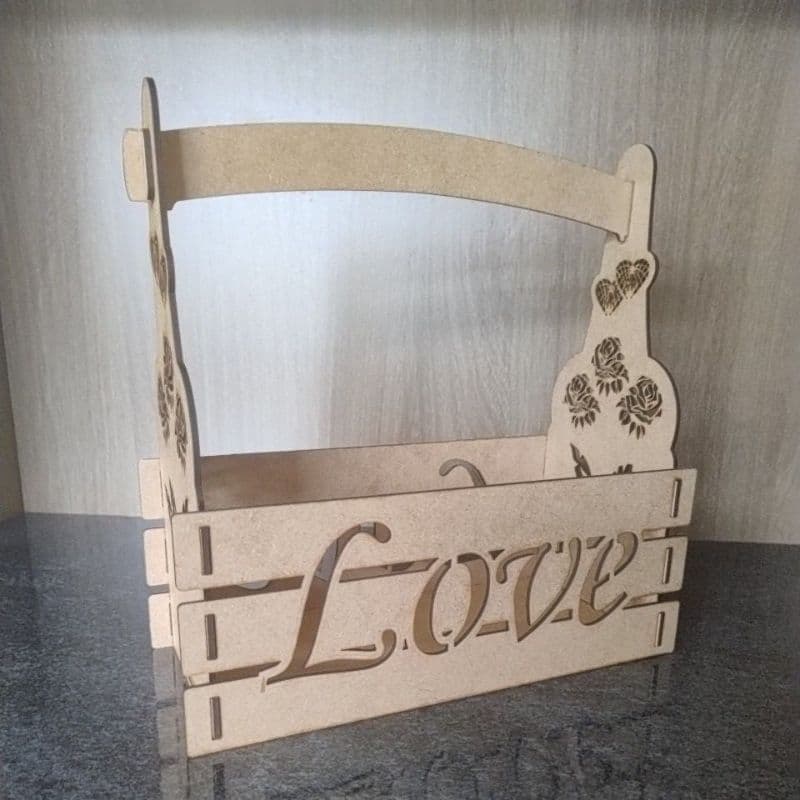 Cesta Love com alça