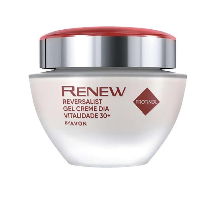 Gel Creme Hidratante Facial Renew Reversalist Avon Dia Antissinais 30+ 50g
