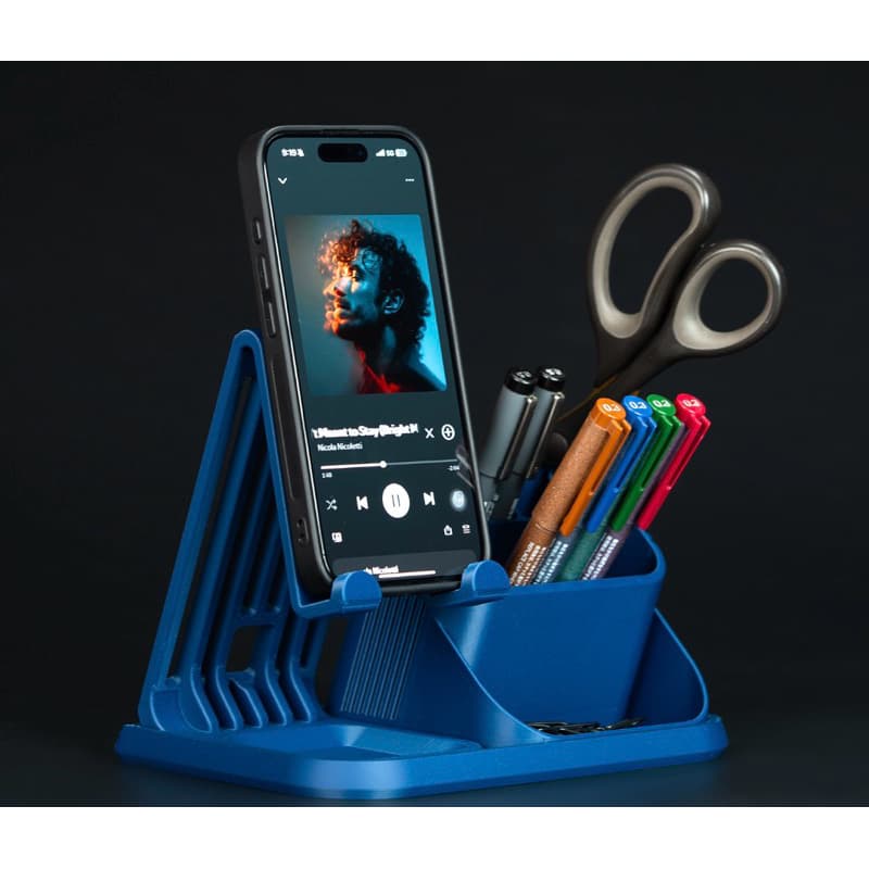 Organizador de mesa, porta canetas, cartões de visita