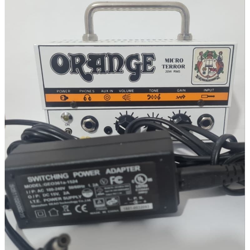 Cabeçote Amplificador Valvulado - Orange Micro Terror 20w, Para Guitarra - Novo! 100% Original de Fábrica