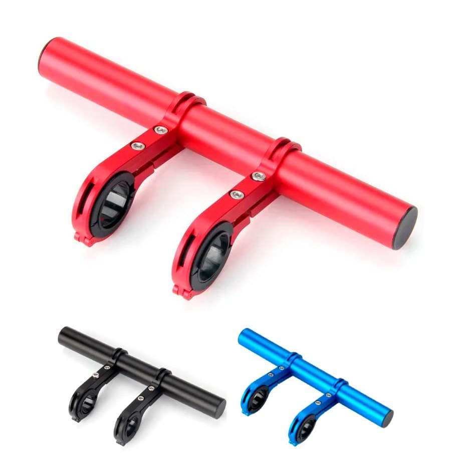 Extensor de Guidão Bike 30 Cm Leve e Prático Acoplar Acessórios na Bike
