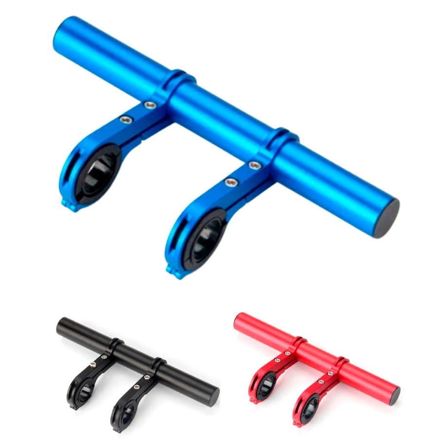 Extensor de Guidão 30 Cm Leve e Prático Acoplar Acessórios Bike