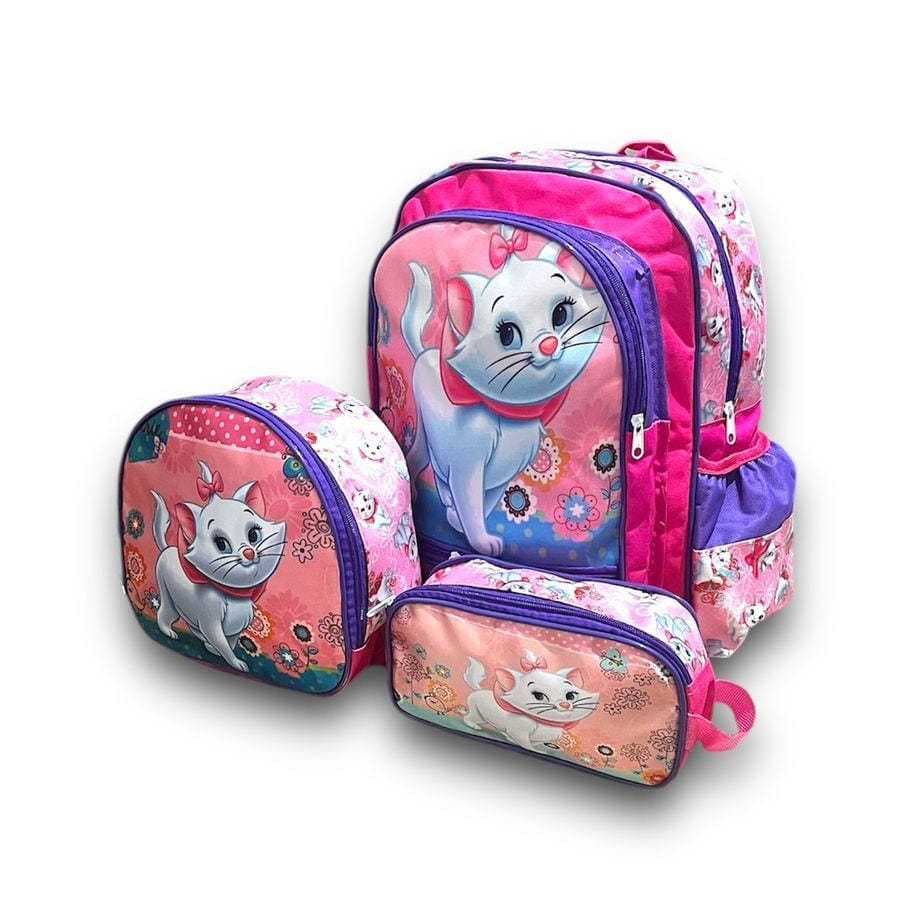 Kit Mochila Escolar Infantil Marie  Mochila+Lancheira Térmica + Estojo Simples