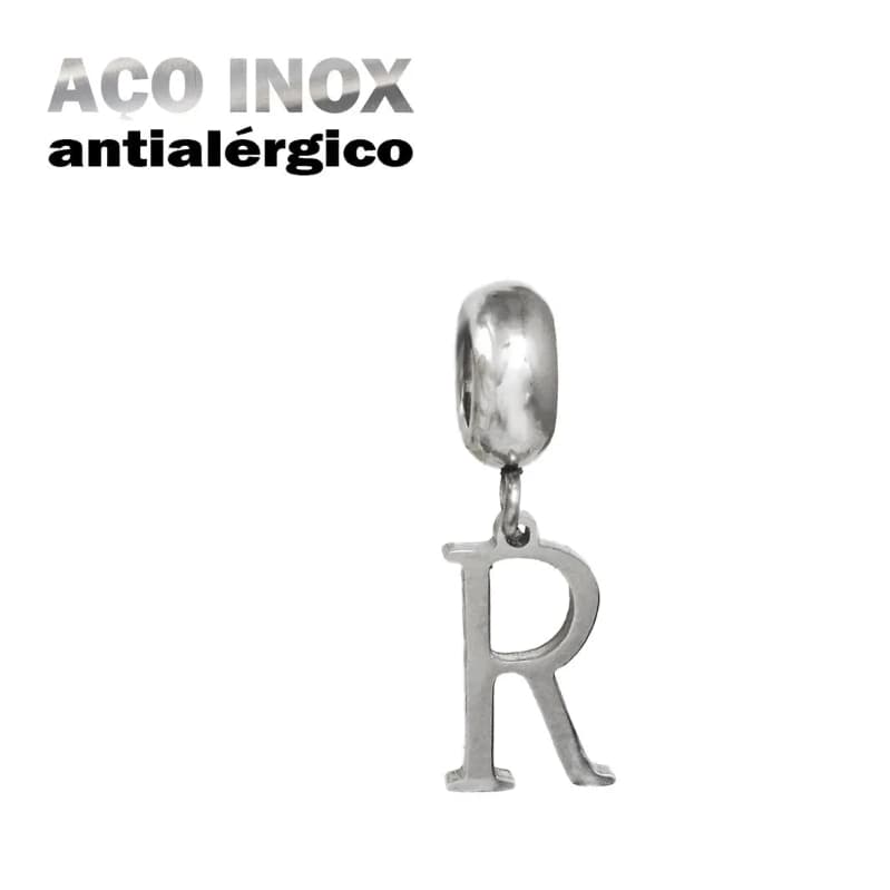 BERLOQUE EM AÇO INOX LETRA R