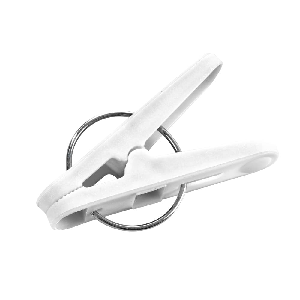 Prendedor Para Roupas Branco Pregador Reforçado Ordene c/ 12 unidades