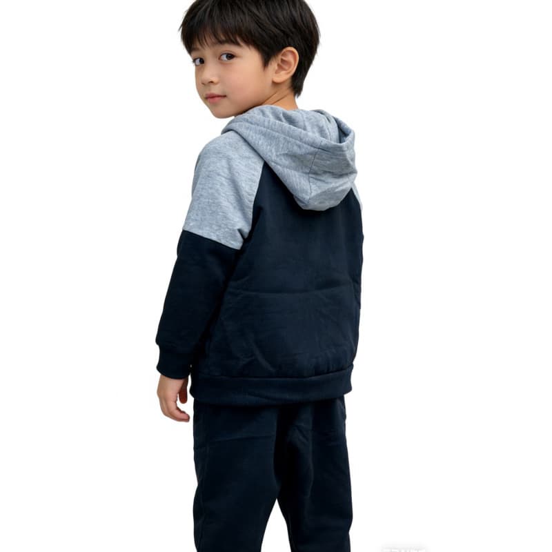 conjunto infantil toda forrada menino no2296