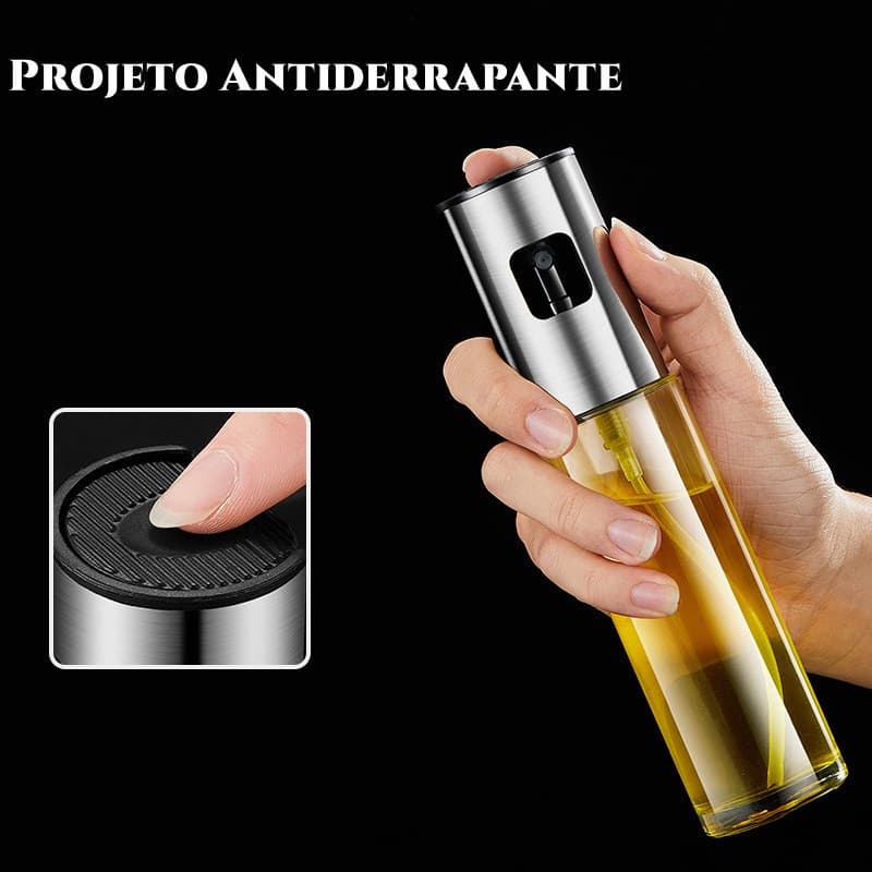 Pulverizador de Azeite e Vinagre Spray 100ml Borrifador Galheteiros de Vidro