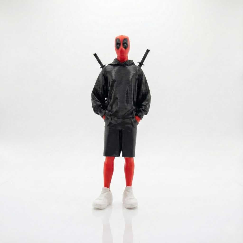 Estatueta 3D - O Mercenário Tático (17,5cm) | Figura de Ação para Setup Gamer e Colecionadores