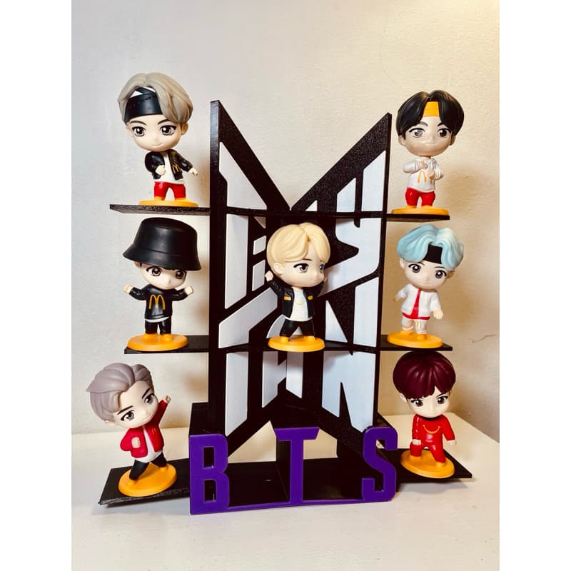 💜 Expositor Exclusivo BTS TinyTAN – Para Coleção MacDonalds (sem bonecos) Versão Premium e Single