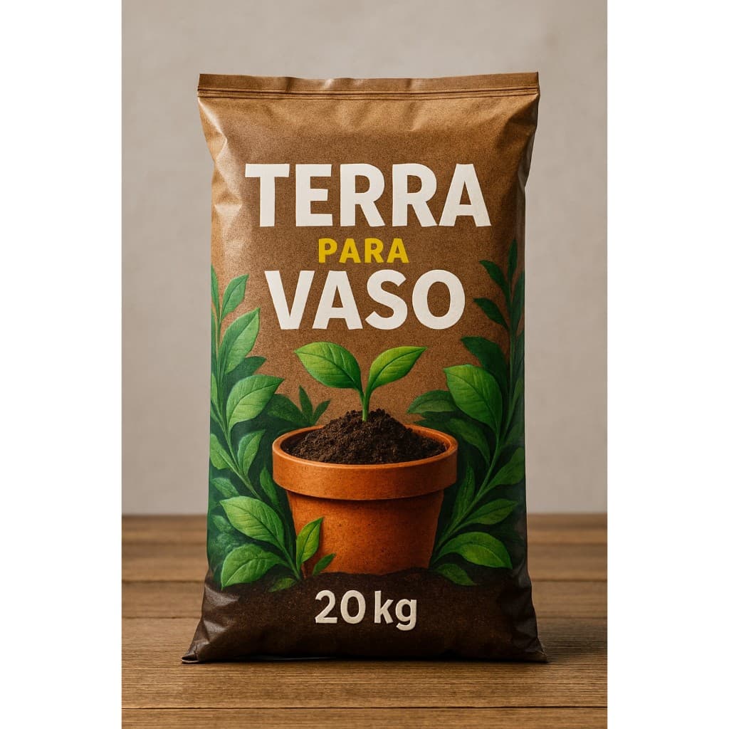 Terra Vegetal Adubada Mercshop 20Kg