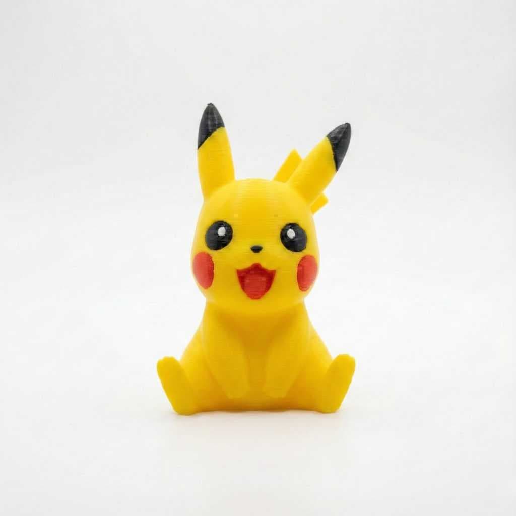 Pikachu – Pokémon | Mini Figura Colecionável / Modelo 3D / Geek