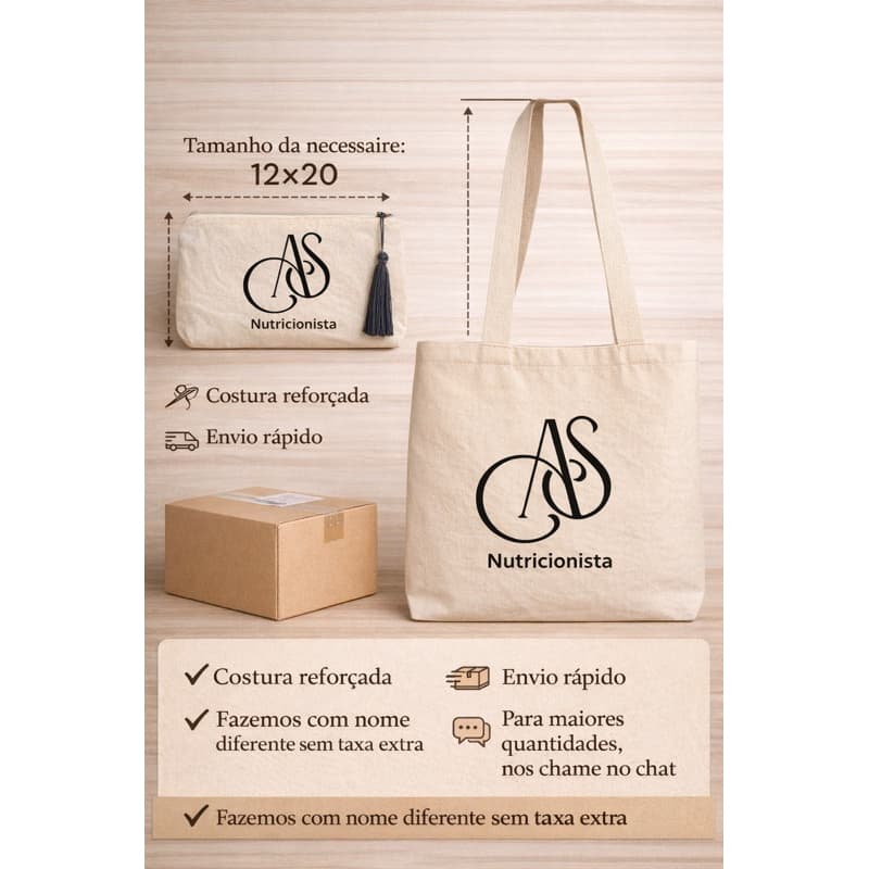 12 kit completo  personalizado com nome ou logo