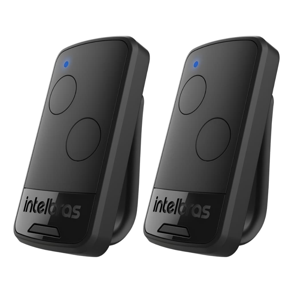 Kit Com 02 Controle Remoto 2 Botões Ep 02 Intelbras.