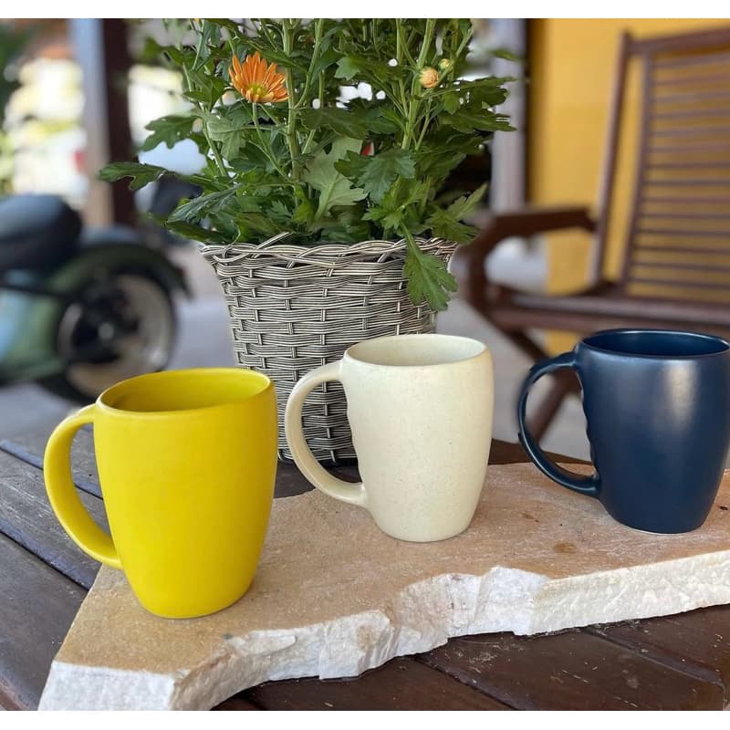 Caneca Gourmet Porcelana 300ml - Ideal para Café e Chá