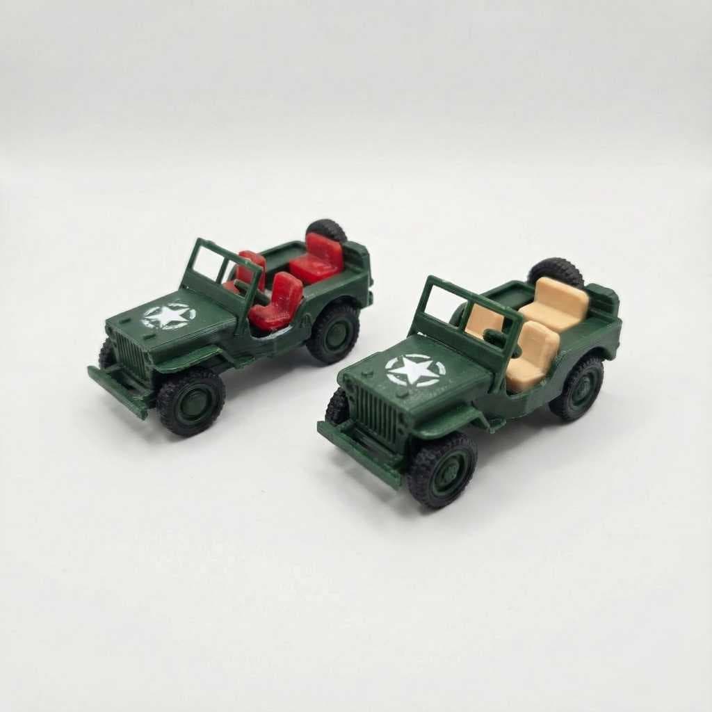 Kit Card / Kit Cartão • Brinquedo • Presente Criativo • Mini Jeep Militar